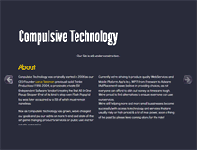 Tablet Screenshot of compulsivetech.biz